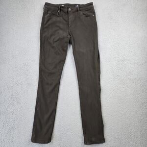 AG Adriano Goldschmied Prima Jeans Womens 28x30 Dark Brown Cigarette Leg Stretch